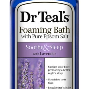 Dr Teal's Foaming Bath 3-Pack (102 Fl Oz Total) Soothe & Sleep with Lavender