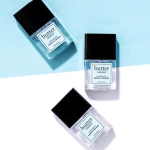 butter LONDON Shine UV Top Coat Nail Polish, Hardwear - Sheer Coverage with Glossy Finish - Quick-Drying Topcoat is Helps Prevent Chipping & Smudging - UV Protection for Long Lasting Radiant Color