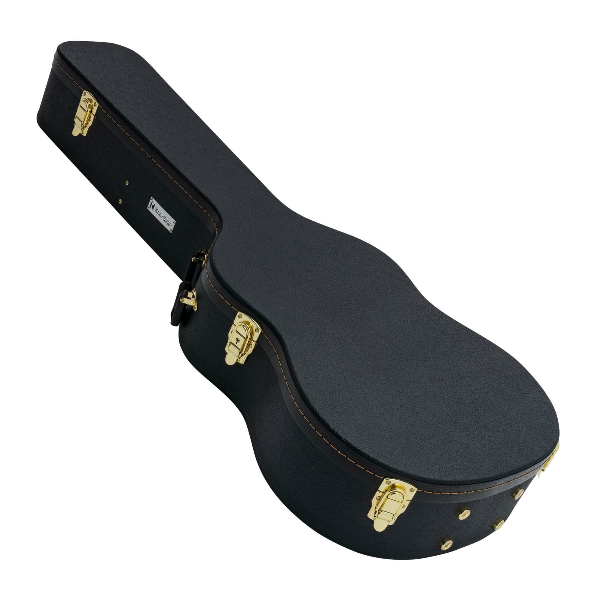 Knox 39" Hard Shell Guitar Case with Gold Hardware