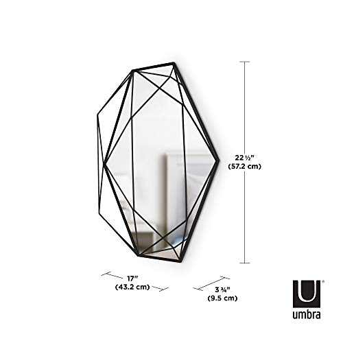 Umbra Prisma Wall Mirror,Black