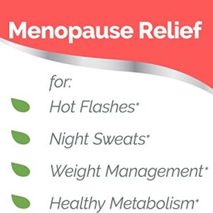 Estroven Weight Management for Menopause Relief - 30 Ct. - Clinically Proven Ingredients Help Manage Weight, Provide Night Sweats & Hot Flash Relief - Drug-Free & Gluten-Free Caplets