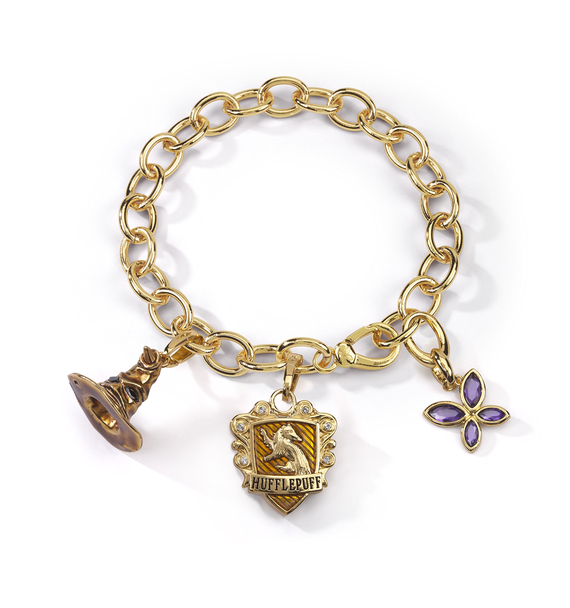 The Noble Collection LUMOS HARRY POTTER Hufflepuff Charm Bracelet