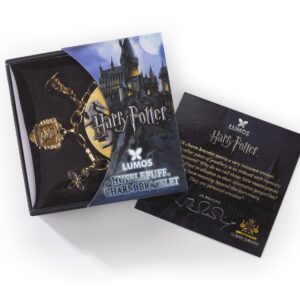 The Noble Collection LUMOS HARRY POTTER Hufflepuff Charm Bracelet