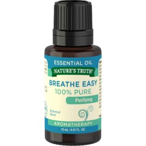 Nature's Truth Essential Oil, Breathe Easy, 0.51 Fl Oz, Clear (NT5541)