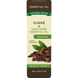 nature's truth essential oil, clove, 0.51 fluid ounce