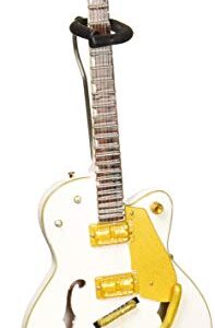 AXE HEAVEN BS-091 Brian Setzer White Hollow Body Mini Guitar