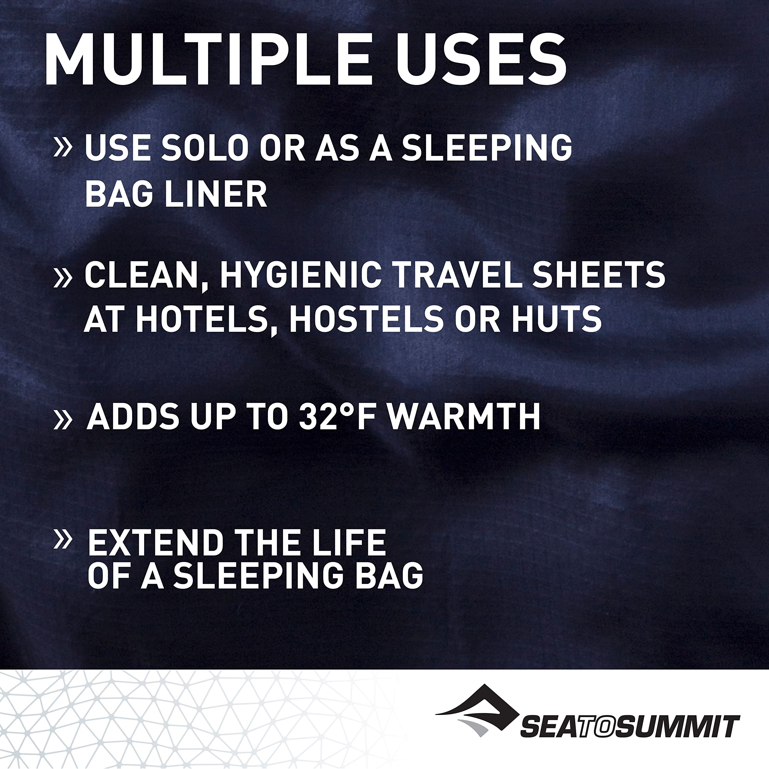 Sea to Summit Reactor Insulated Sleeping Bag Liner, Fleece (79 x 28)