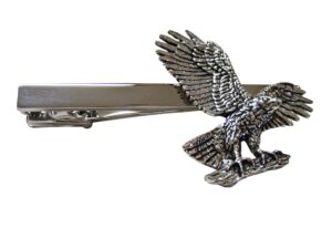 hawk eagle falcon bird square tie clip