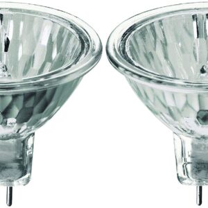 KOR (Pack of 2) MR11 6 Volt Precision Halogen Reflector Fiber Optic Light Bulb 6V (5)