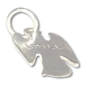 eJewelryPlus Sterling Silver 925 Archangel Urile Uriel Angel of Presence Charm Pendant with Heart Urile Engraved