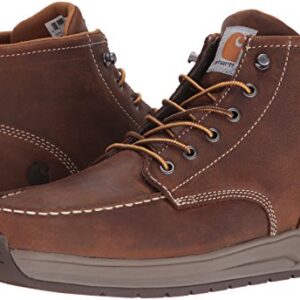 Carhartt Men's CMX4023 Lightweight Casual Wedge, 4" Soft Moc Toe Brown, 10 M US