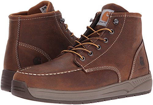 Carhartt Men's CMX4023 Lightweight Casual Wedge, 4" Soft Moc Toe Brown, 10 M US