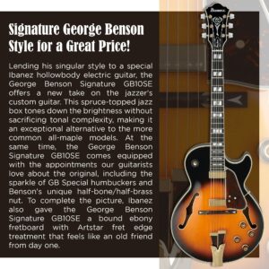 Ibanez George Benson Signature 6-String Electric Guitar (Brown Sunburst)