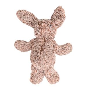 spot cuddle bunnies dog toy - soft, plush fabric dog toy with squeaker, perfect for cuddling, great for dogs and puppies of all ages, medium to large breeds - 13" rabbit, assorted colors