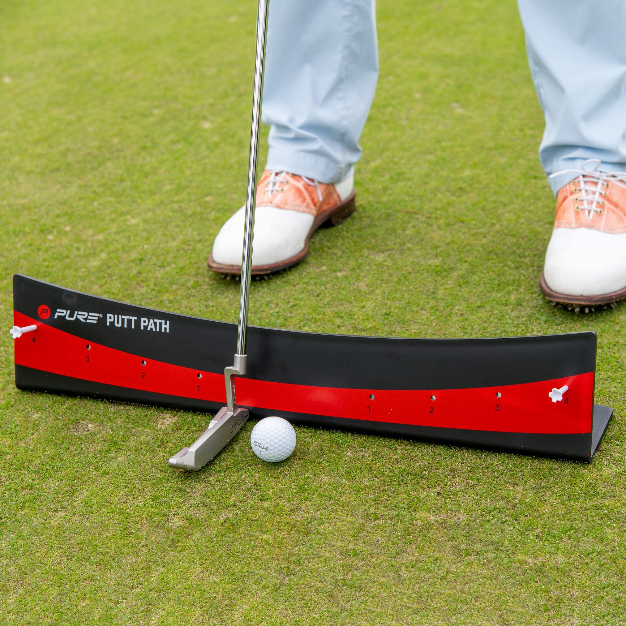 Pure2Improve Golf Putt Path Putting Stroke Trainer