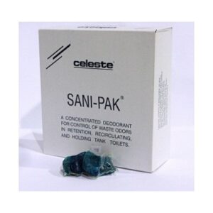 celeste - sani-pak aircraft toilet deodorant - 8 gram - case 100