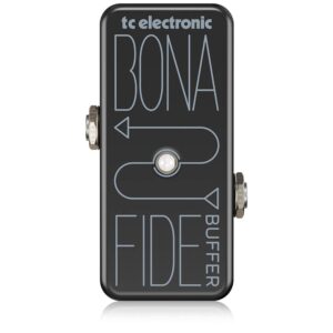 tc electronic bonafide buffer ultra-compact analog buffer with automatic true bypass