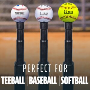 Franklin Sports Hitting/Batting Tee Stand for Baseball, Teeball and Softball Practice - Adjustable - Heavy Duty