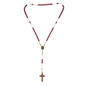 Fancy Precious Blood of Christ Rosary Rosario De La Preciosa Sangre De Cristo