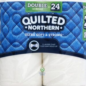 Quilted Northern Ultra Soft & Strong Toilet Paper, Double Rolls, 2-ply, 12 Count (Pack of 1)