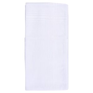 Van Heusen 6 Pack Cotton Handkerchiefs Solid White