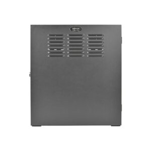 tripp lite 2u vertical wall mount rack enclosure cabinet, low profile, switch depth, 20" deep, black (srwf2u)