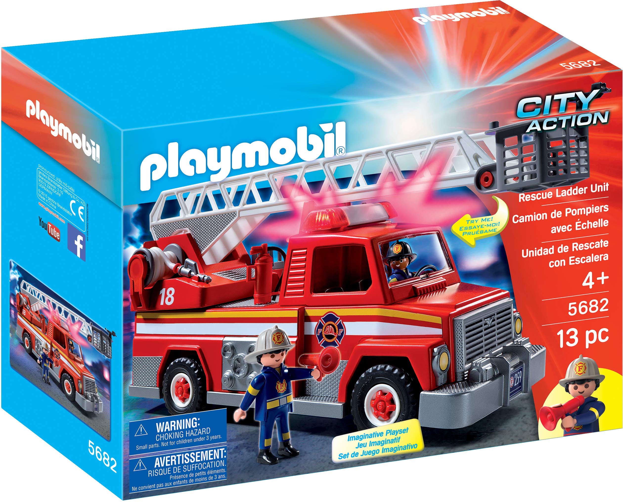 Playmobil Rescue Ladder Unit Playset