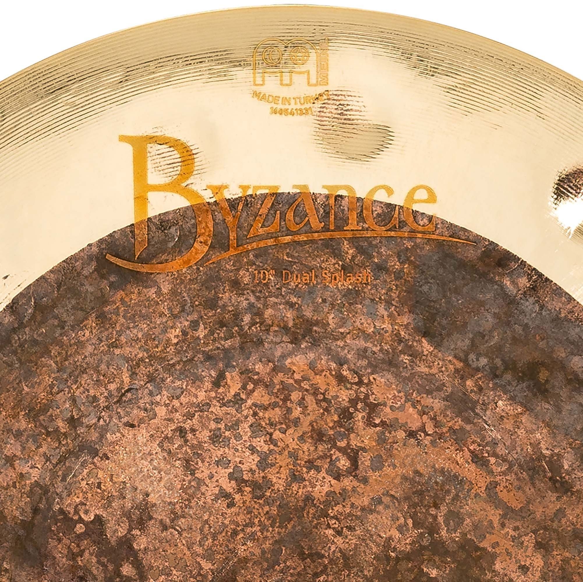 Meinl Cymbals Byzance 10" Dual Splash — MADE IN TURKEY — Hand Hammered B20 Bronze, 2-YEAR WARRANTY, B10DUS, inch