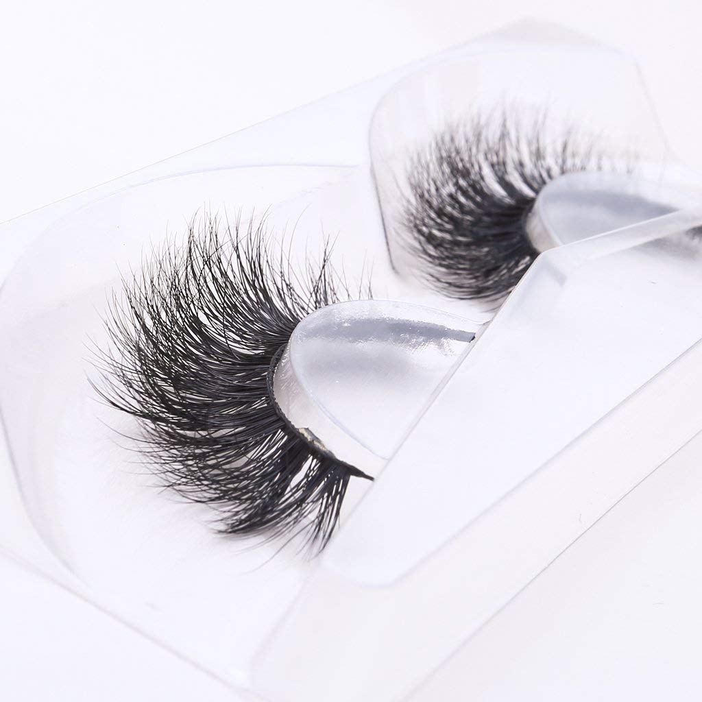 Arimika Fluffy Long Thick Dramatic Look 3D Mink False Eyelashes, Handmade Reusable Lashes for Makeup D008