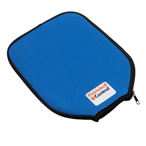 pickleballcentral neoprene pickleball paddle cover (blue)