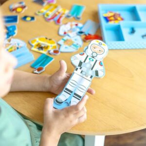 Melissa & Doug Julia Magnetic Dress-Up Wooden Doll Pretend Play Set (25+ pcs)