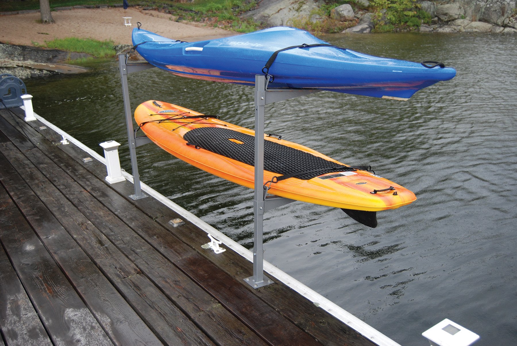 Dock Edge + 90-815-F Kayak/SUP Rack,, Beige