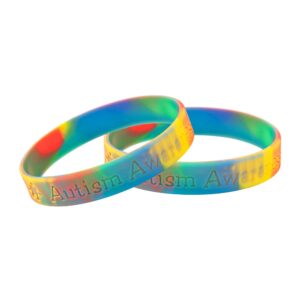 Fundraising For A Cause | Autism Awareness Silicone Bracelet – Inexpensive Asperger’s & Autism Awareness Rubber Wristband - Autism Jelly Bracelet (1 Bracelet)