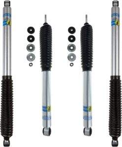 bilstein 5100 monotube gas shock set compatible with 2005-2016 ford f250 / f350 4wd pickups