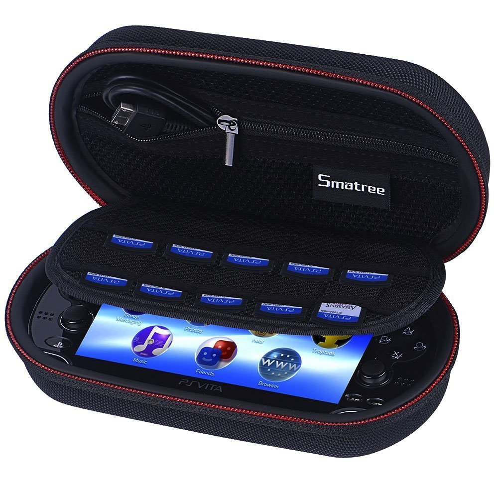 Smatree P100 Carrying Case Compatible for PS Vita, PS Vita Slim,PSP 3000(Without Cover) (Not Fit with PS Vita PCH 2000!)(Console and Accessories NOT Included)