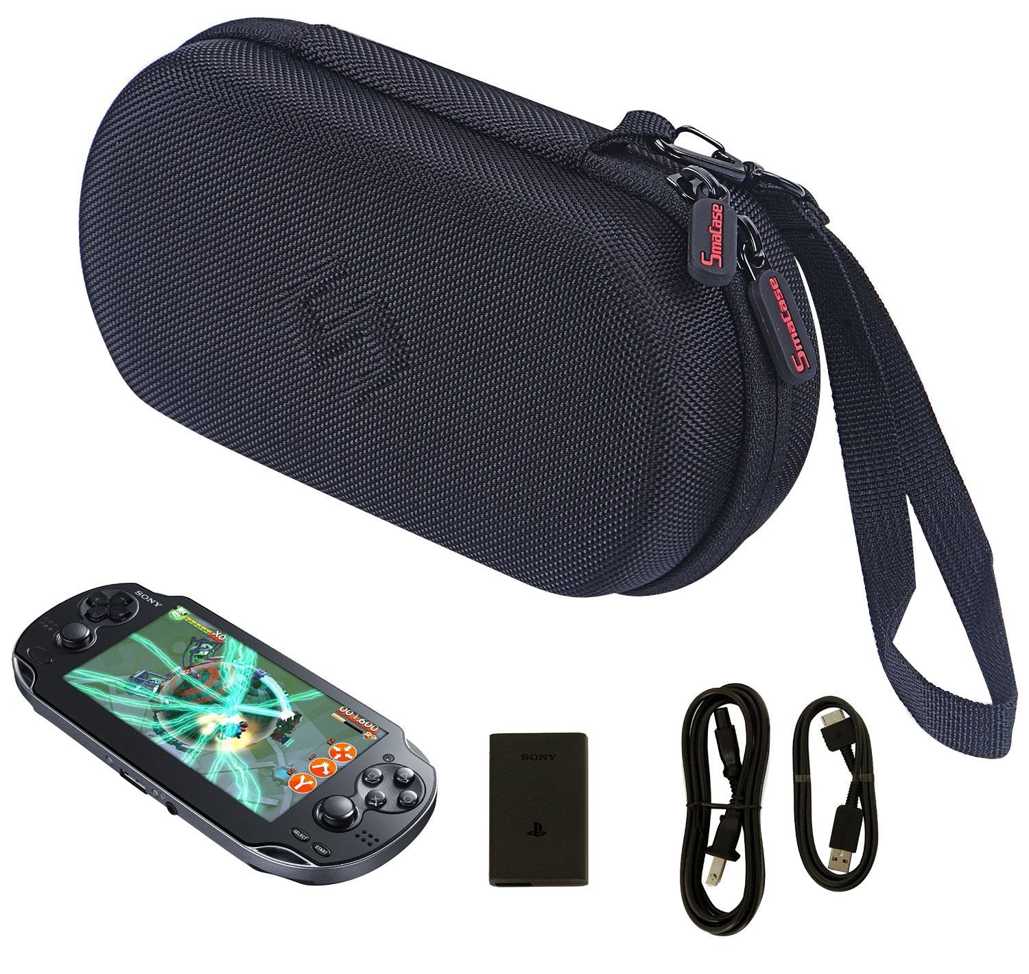 Smatree P100 Carrying Case Compatible for PS Vita, PS Vita Slim,PSP 3000(Without Cover) (Not Fit with PS Vita PCH 2000!)(Console and Accessories NOT Included)