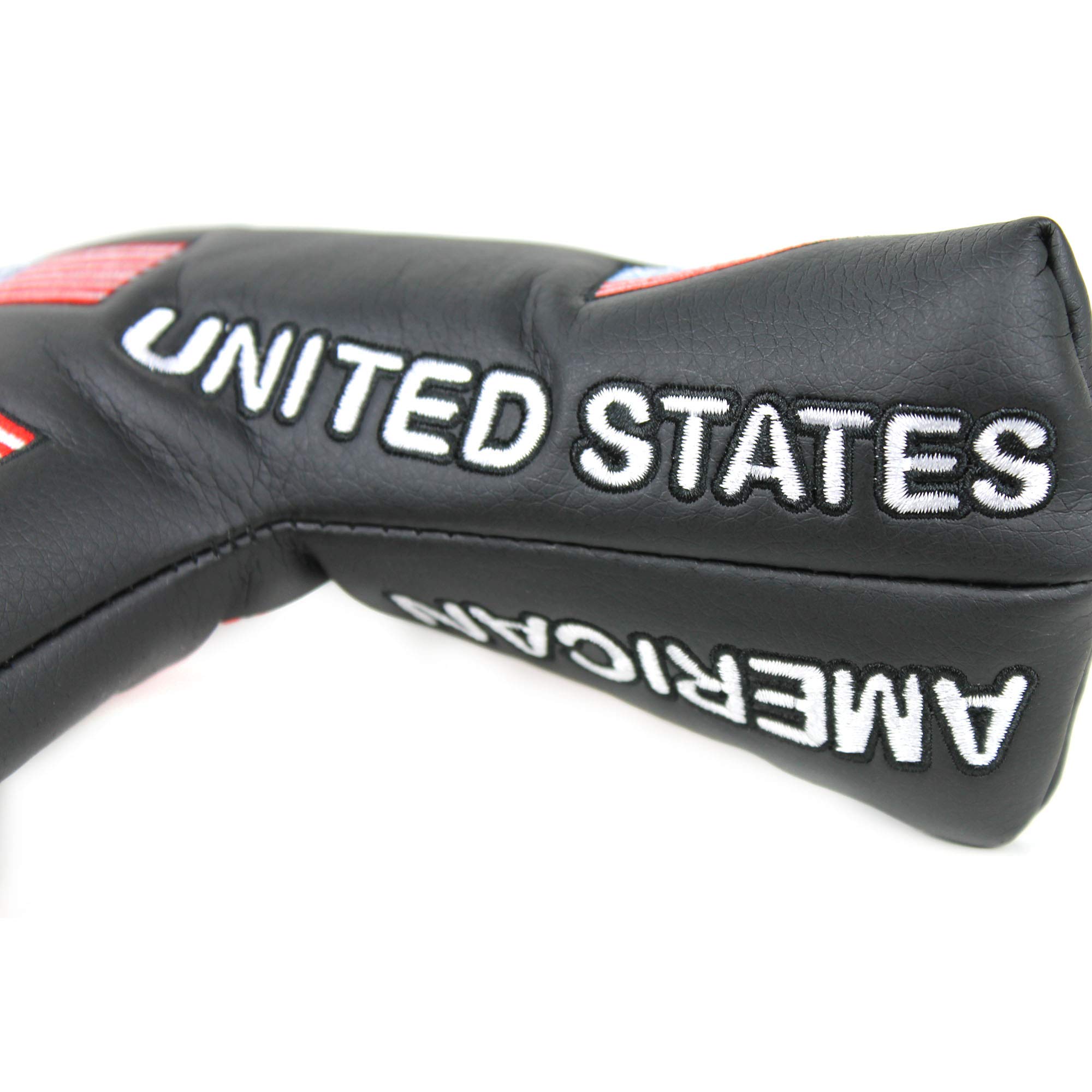 CNC GOLF USA FLAG Black Putter Cover Headcover for Scotty Cameron Taylormade Odyssey Blade