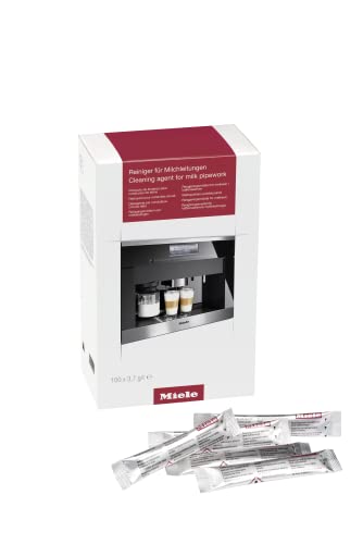 Miele Original Pipework Cleaner, Hygienically Clean Milk Pipework in Coffee Machines, 100 Packets