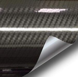 vvivid epoxy high gloss carbon fiber architectural vinyl wrap (1ft x 5ft, black) interior use only