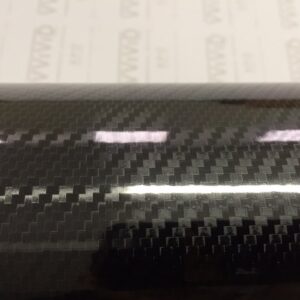 VViViD Epoxy High Gloss Carbon Fiber Architectural Vinyl Wrap (1ft x 5ft, Black) Interior Use Only