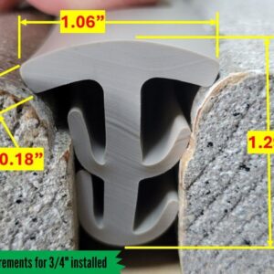 Trim-A-Slab Expansion Joint Repair Material - 3/4" x 25 linear feet (7.6m)