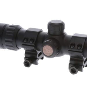 TRUGLO TruBrite 30 Hunter 30mm Compact Waterproof, Shockproof, Fogproof Gun Hunting Scope, 1-4 x 24mm, Matte Black