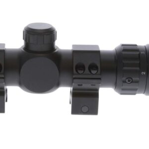 TRUGLO TruBrite 30 Hunter 30mm Compact Waterproof, Shockproof, Fogproof Gun Hunting Scope, 1-4 x 24mm, Matte Black