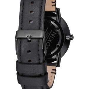 Nixon Porter Leather A1058-1031 Black Leather Men’s Watch 40mm