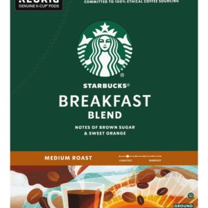 Starbucks Breakfast Blend Coffee K-Cups,24 K-Cups count,(0.44 OZ each)