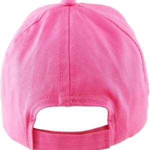 Disney Little Baseball Cap, Minnie Mouse Adjustable Girl Hats for Kids Ages 4-7, Pink