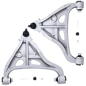 detroit axle - front lower control arms for 04-08 ford f-150 lincoln mark lt 2004 2005 2006 2007 2008, 2 lower control arms w/ball joints assemblies, replacement front pair set