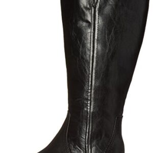 Dr. Scholl's Shoes Women's Brilliance Wide Calf Riding Boot, Black, 7 M US