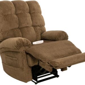 Windermere Burton NM1650 Power Lift Chair Recliner Infinite Position with Trendelenburg by Mega Motion - NutMeg