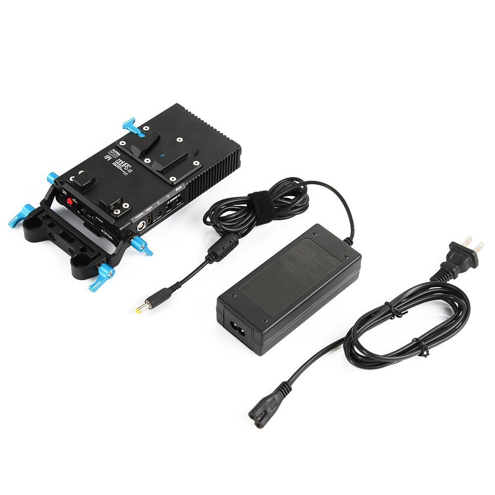 Fotga DP500 15mm Rail Power Supply V Mount Battery Plate & Charger for DSLR Mirrorless Camera Monitor Video Transmitter A7/A7R/A7S A9 GH6 S5II Canon R5C R50 R8 R10 Z8 Z9 BMPCC 4K 6K Pro